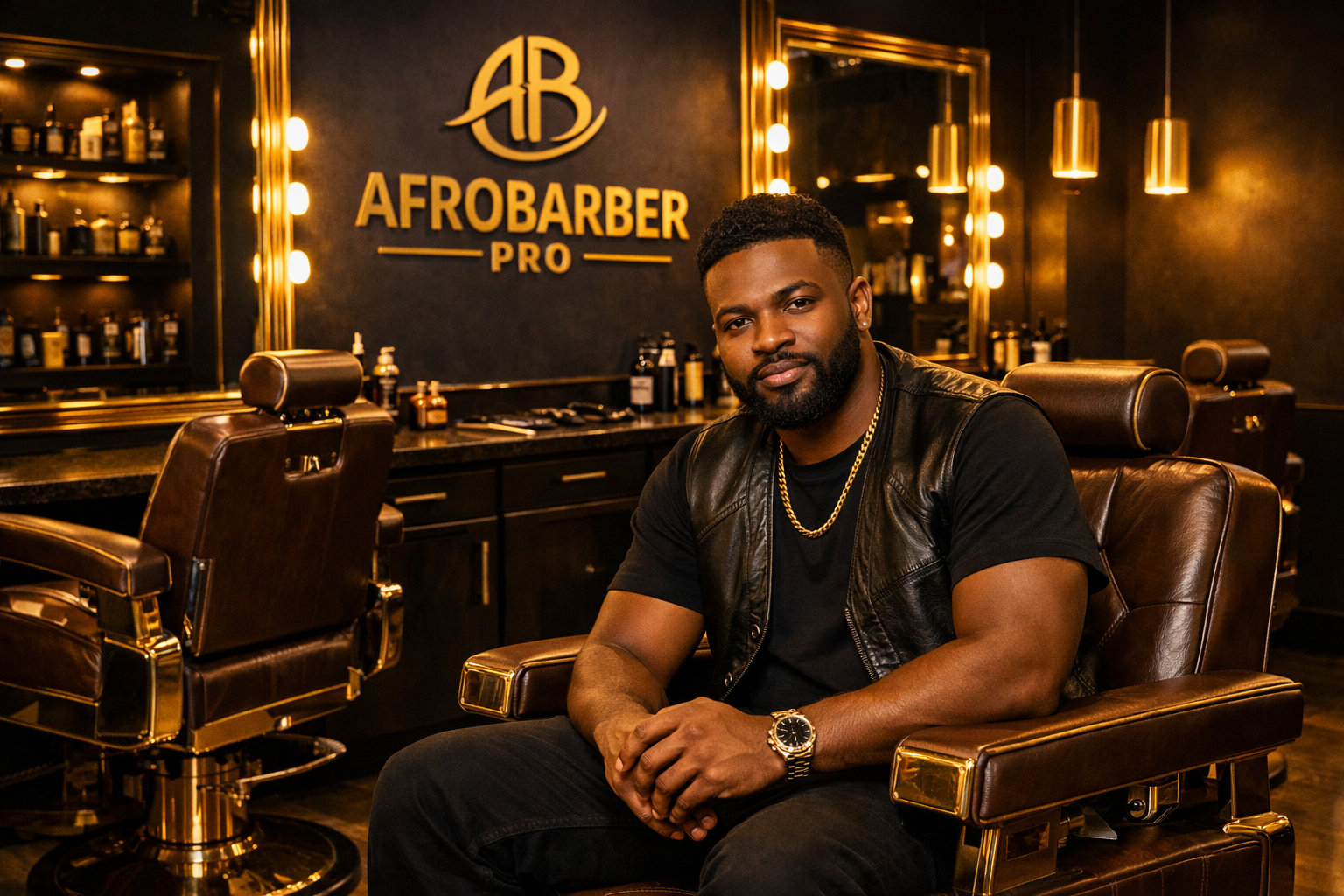 AfroBarber Pro — barbier professionnel