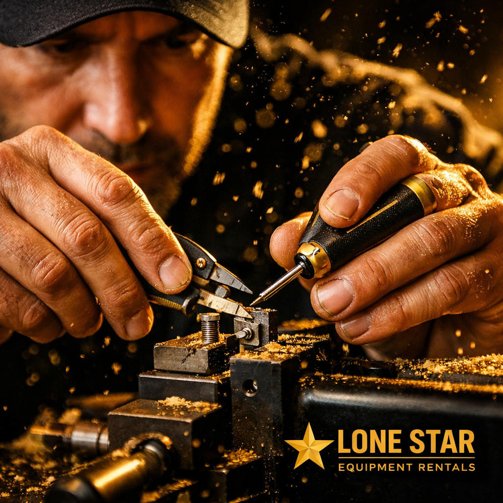 Construction equipment fleet at Lone Star Equipment Rentals